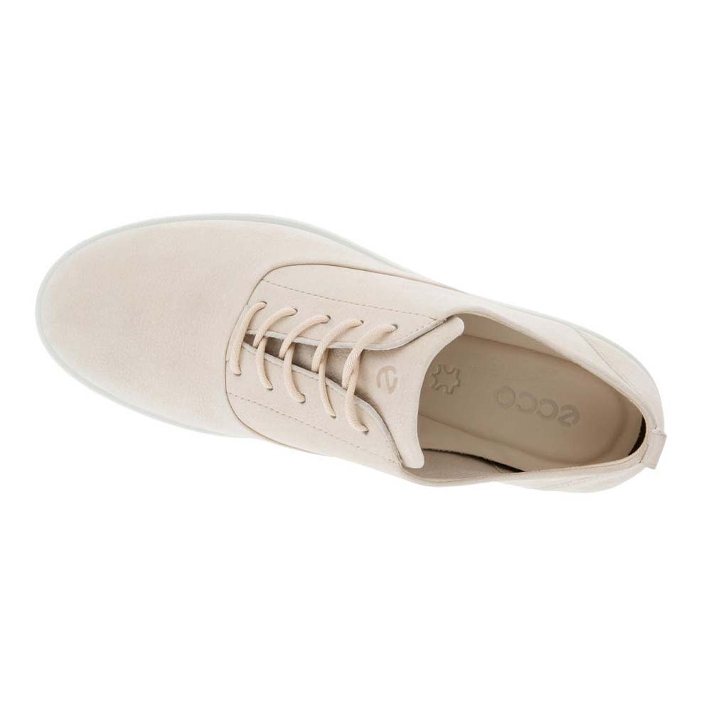 Women's Ecco Bella Laced Casual Shoes Beige | USA 58UZG